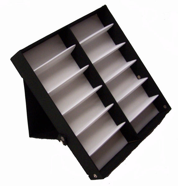 12 PAIR BLACK COVER SUNGLASS COUNTER TRAY