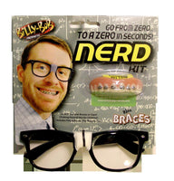 BILLY BOB NERD KIT WITH GLASSES AND TEETH W BRACES