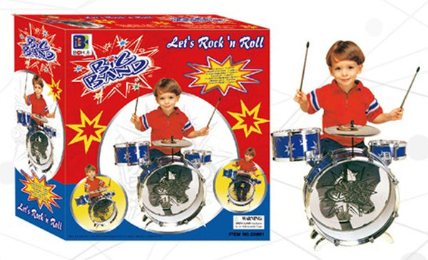 COMPLETE CHILDRENS PLAY TOY DRUM SET