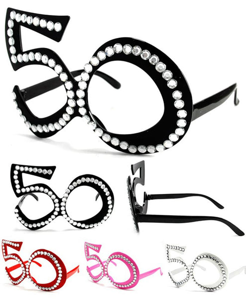 FIFTY 50'S PARTY GLASSES