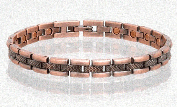 SOLID COPPER MAGNETIC LINK BRACELET style #L71