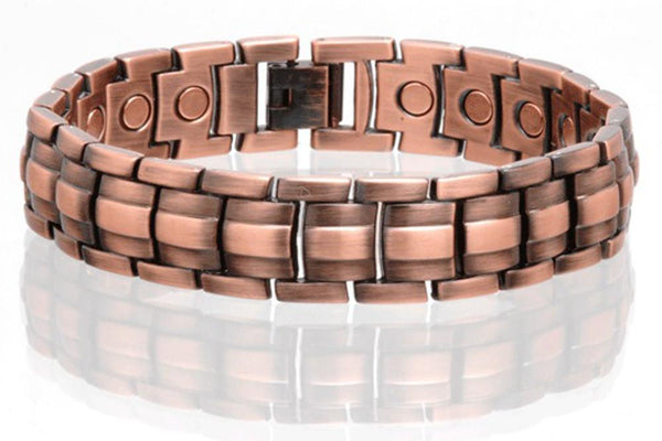 SOLID COPPER MAGNETIC LINK BRACELET style #LE