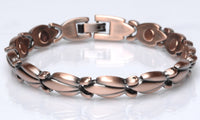 SOLID COPPER MAGNETIC LINK BRACELET style #L-FV