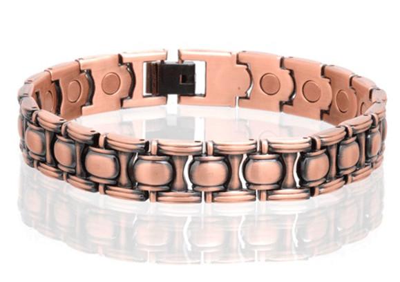 SOLID COPPER MAGNETIC LINK BRACELET style #LO