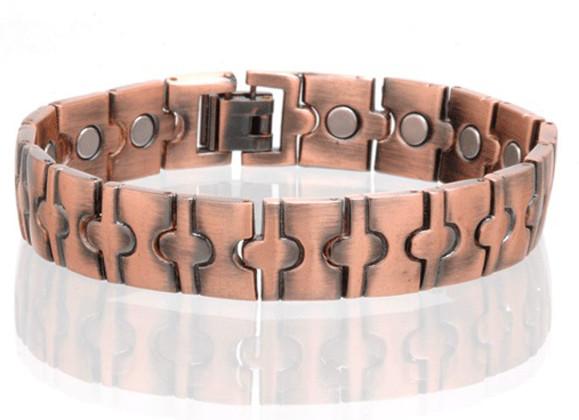 SOLID COPPER MAGNETIC LINK BRACELET style #LP