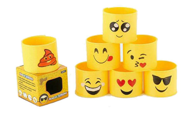 ASSORTED EMOJI MAGIC COIL SPRING