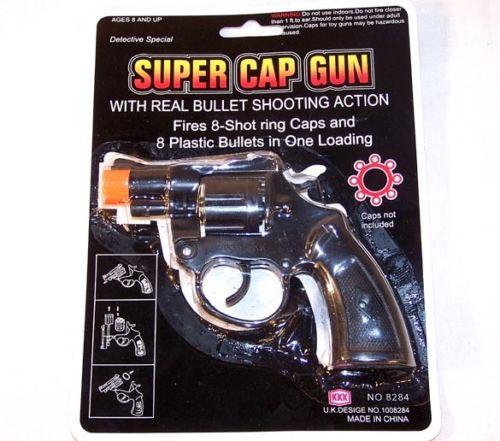 8 SHOT CAP GUNS 38 SPECIAL PLASTIC