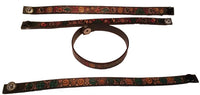 RETRO FIMO DESIGN LEATHER PAINTED BRACELET (peice)