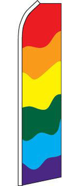 SUPER SWOOPER (15ft) RAINBOW GAY PRIDE FLAG