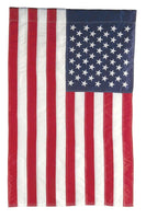 USA AMERICAN NYLON EMBROIDERED-- 28" X 43" GARDEN FLAG