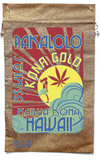 HAWAIIAN KONA GOLD MARIJUANA BURLAP BAG