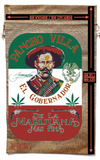 PANCHO VILLA MARIJUANA BURLAP BAG