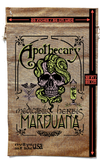 APOTHECARY MEDICAL MARIJUANA BURLAP BAG