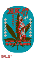 AK-47 MARIJUANA BURLAP BAG