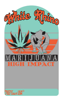 WHITE RHINO MARIJUANA BURLAP BAG  ( sold by the piece )
