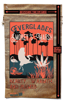 SMOKEY'S MARSH EVERGLADES  MARIJUANA BURLAP BAG ( sold by the piece )