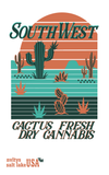 SOUTHWEST MARIJUANA BURLAP BAG ( sold by the piece )