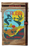 COPACABANA MARIJUANA BURLAP BAG