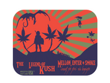 LEGEND OF KUSH MARIJUANA BURLAP TOTE BAG
