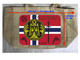 NORSEMEN BURLAP TOTE BAG