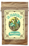 LA FRANCAISE MARIJUANA  BURLAP BAG