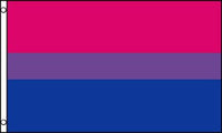 BI PRIDE RAINBOW bisexual (3ft X 5ft) FLAG
