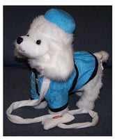 WALKING POODLE ON LEASH REMOTE CONTROL
