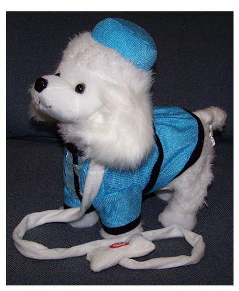 WALKING POODLE ON LEASH REMOTE CONTROL