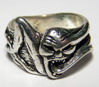 GOBLIN DEVIL LONG TONGUE BIKER RING