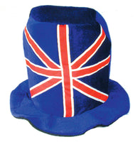 PLUSH BRITISH FLAG CARNIVAL HAT