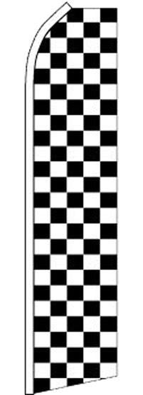 SUPER SWOOPER (15ft) BLACK AND WHITE CHECKERED FLAG