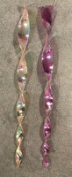 HANGING TWIRLING 30 IN METALLIC SPINNING WIND CHIMES