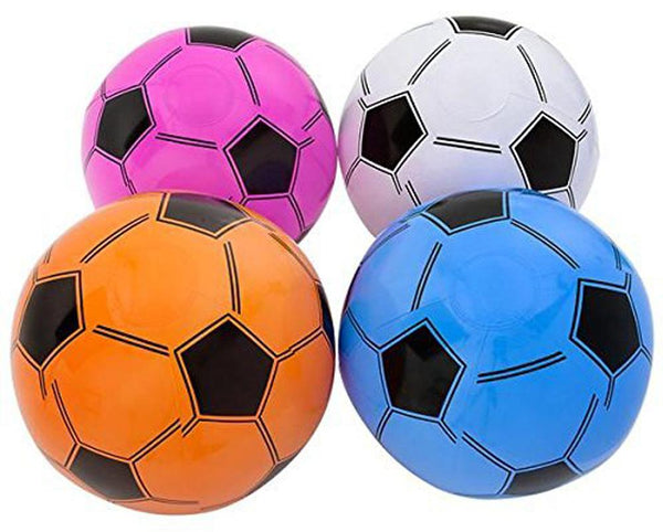 ASSORTED COLORS SOCCER BALL INFLATE 16 INCH