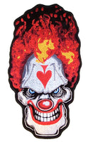 JUMBO CRAZY ACE CLOWN PATCH 10 INCH
