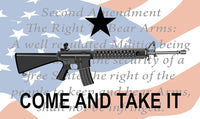 COME AND TAKE IT USA 2ND AMENDMENT (3ft X 5ft) FLAG