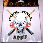 POOL HALL JUNKIE DECALS