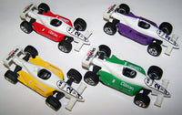 DIE CAST METAL 4 INCH FORMULA RACE CARS
