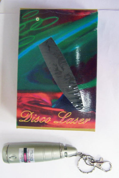 DISCO LASER POINTER LIGHT SHOW KEY CHAIN
