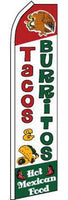 SUPER SWOOPER (15ft) TACOS & BURRITOS FLAG