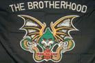 THE BROTHERHOOD (3ft X 5ft) BIKER FLAG