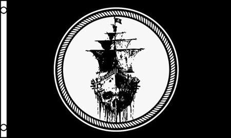 BLACK SEA PIRATE (3ft X 5ft) FLAG