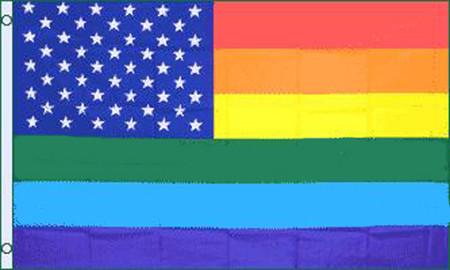 USA RAINBOW  (3ft X 5ft) FLAG