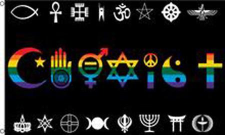 RAINBOW COEXIST  (3ft X 5ft) FLAG