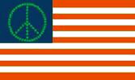 USA PEACE POT FLAG