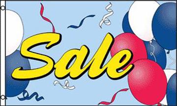 SALE BALLOONS (3ft X 5ft) FLAG