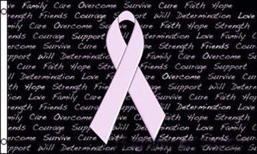 BREAST CANCER (3ft X 5ft) AWARENESS FLAG