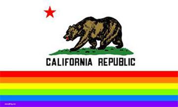 CALIFORNIA PRIDE (3ft X 5ft) RAINBOW STATE FLAG