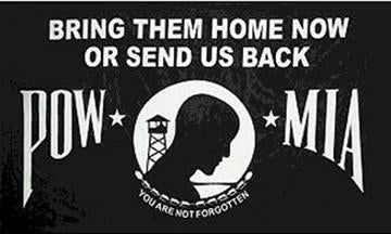 POW BRING EM HOME (3ft X 5ft) MILITARY FLAG