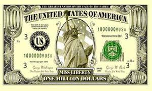 MILLION DOLLAR (3ft X 5ft) FLAG