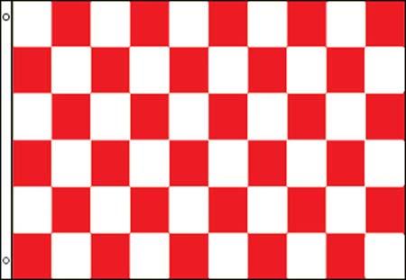 RED WHITE CHECKERED FLAG